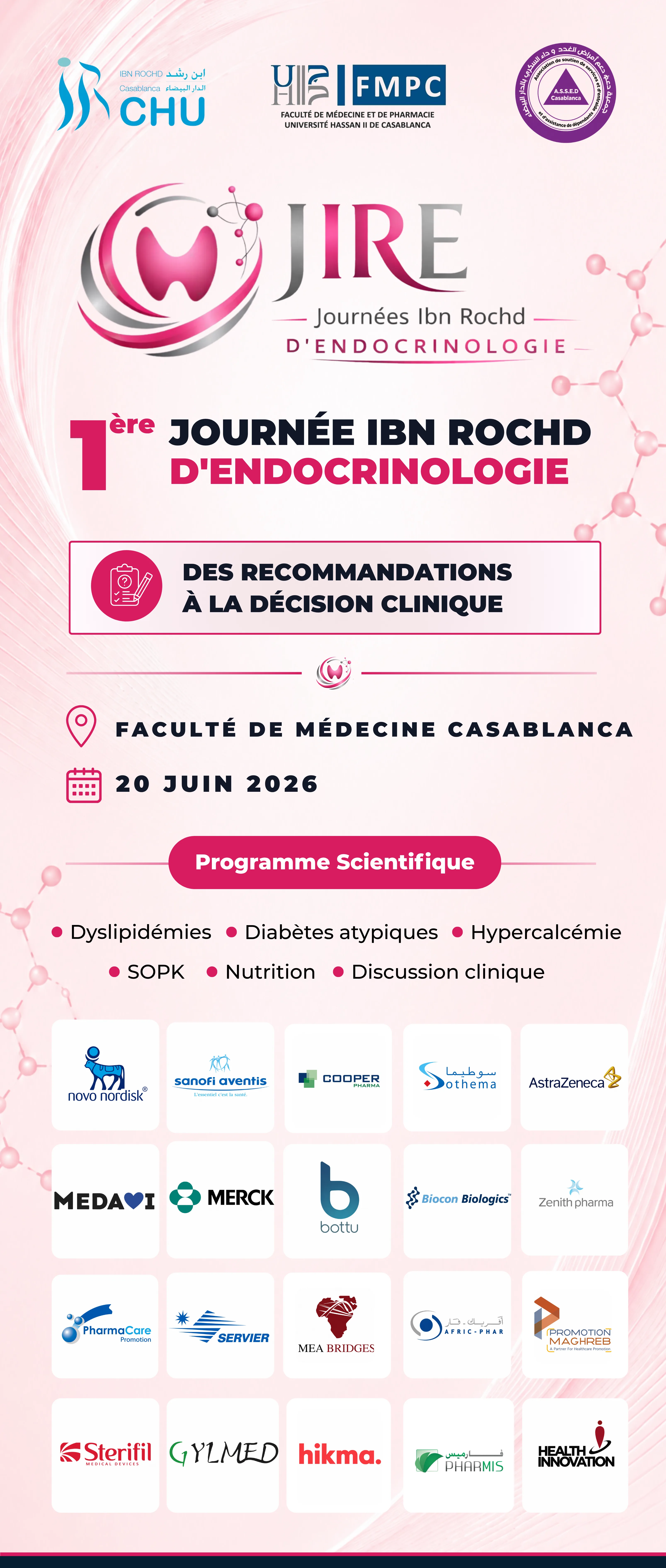 Roll-up et programme scientifique JIRE 2026