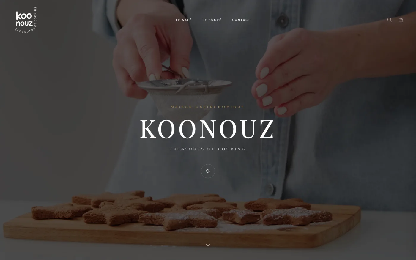 Koonouz, site e-commerce Treasures of Cooking